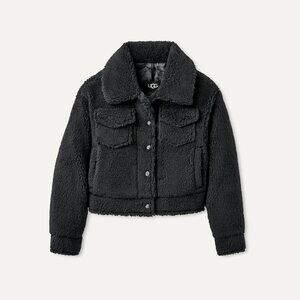 NWT UGG Frankie UggFluff Teddy Frankie Short Trucker Jacket
